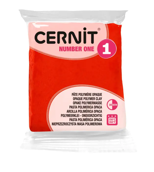 Cernit n°1 56 g Rouge pavot - Rouge pavot