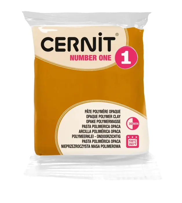 Cernit n°1 56 g Ocre jaune - ocre jaune