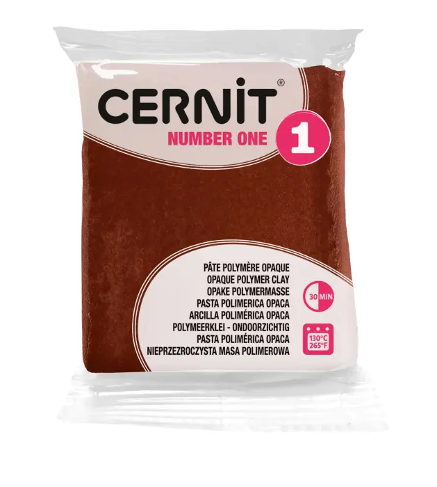 Cernit n°1 56 g Brun - Brun