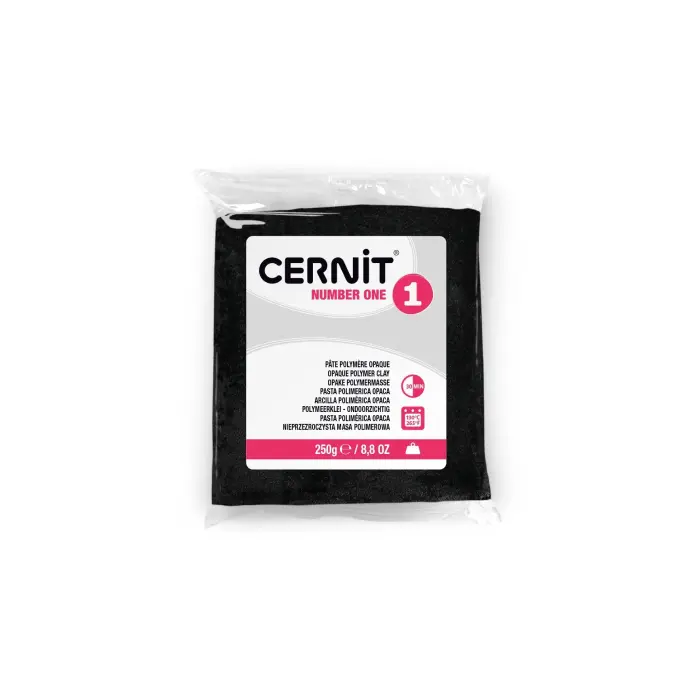 Cernit n°1 250 g Noir - Noir