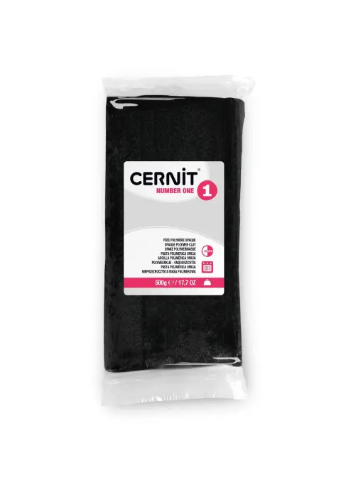 Cernit n°1 500 g Noir - Noir