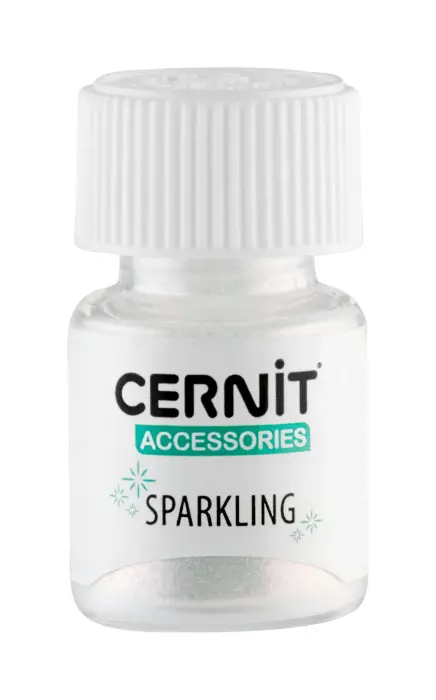 Cernit Sparkling 5 g Diamond rouge - Rouge