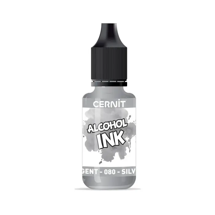 Cernit encre à l'alcool 20 ml Argent - Argent