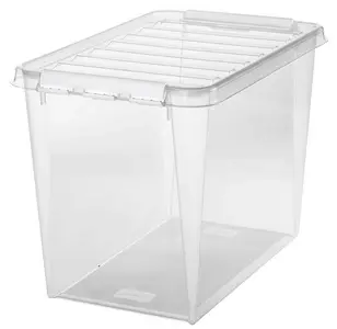 SmartStore Boîte de rangement CLASSIC 66 L, clips: blanc