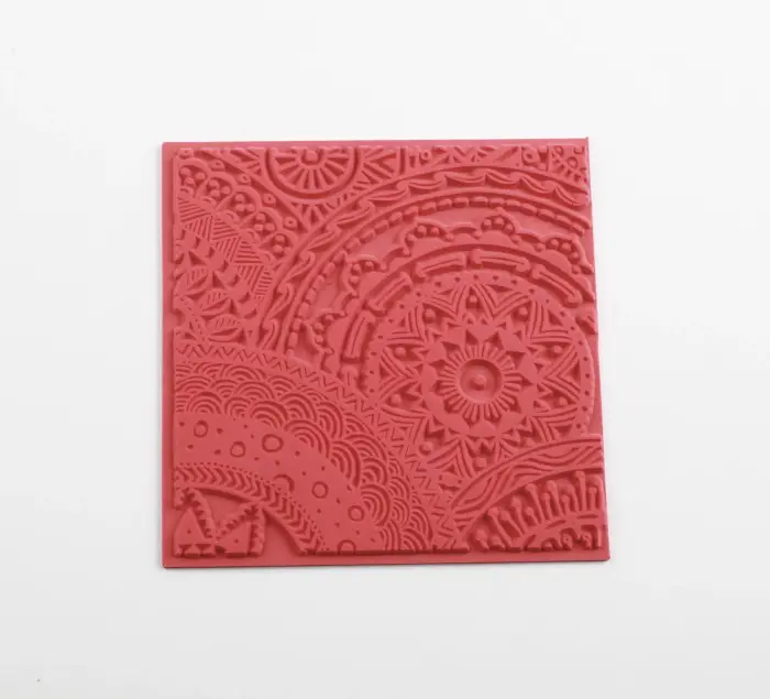 Cernit plaque de texture Stars - Gris