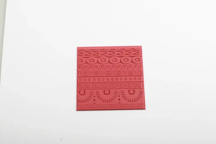 Cernit plaque de texture Geometrics - Gris