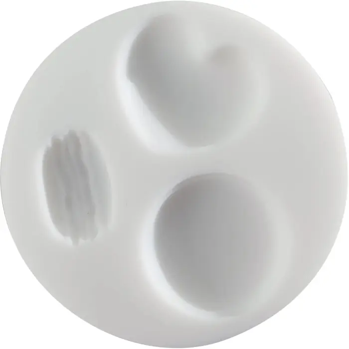 Cernit moule en silicone ø 7 cm Macarons - Blanc