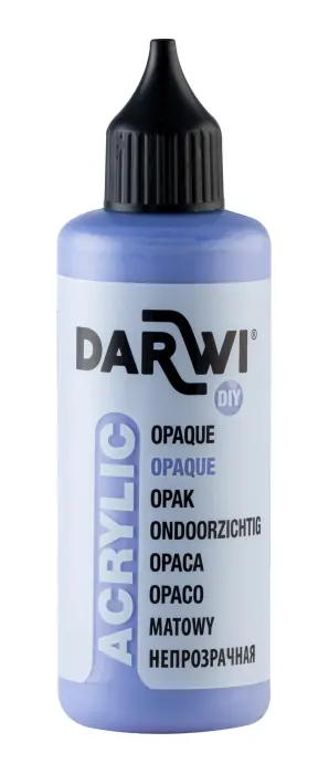 Darwi Flacon de 80 ml de Peinture Acrylique Universelle Opaque - Lavande