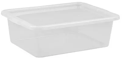 Plast team Boîte de rangement BASIC BOX, dessous de lit, 30L