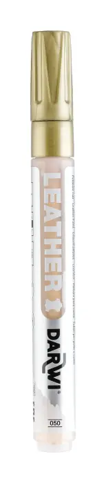 DARWI Marqueur Peinture sur Cuir Pointe Conique Fine 2mm - Or