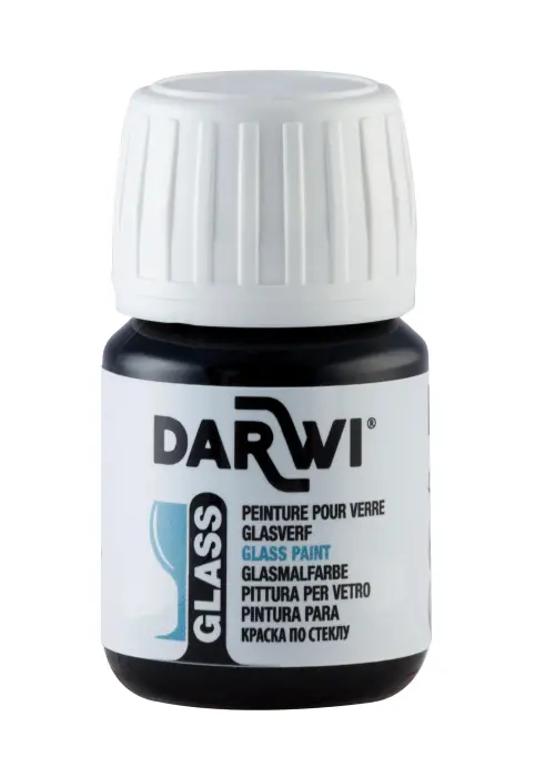 DARWI Flacon de 30 ml de Peinture sur Verre - Orange