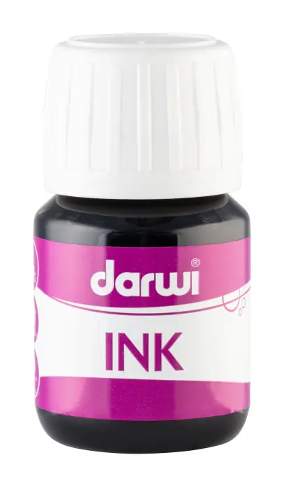 DARWI Flacon de 30 ml d'Encre de Chine - Noir
