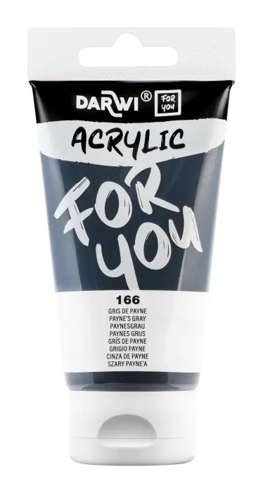 Darwi For You tube de peinture acrylique 75 ml - Gris de Payne - New