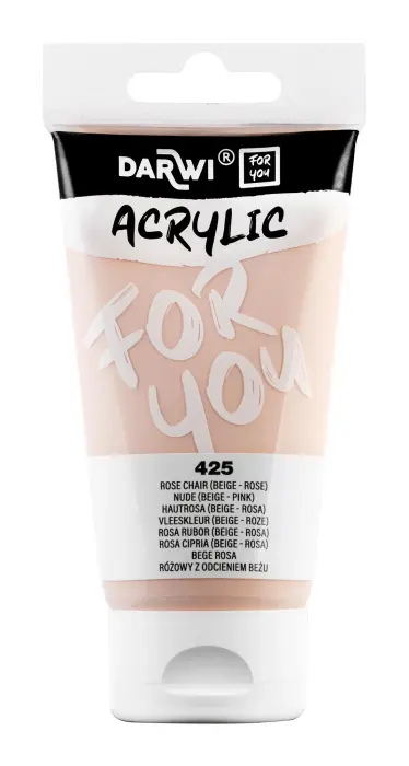 Darwi For You tube de peinture acrylique 75 ml - Rose chair - New