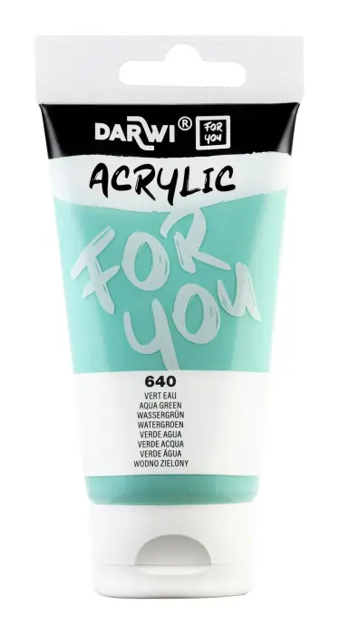 Darwi For You tube de peinture acrylique 75 ml - Vert d'eau - New