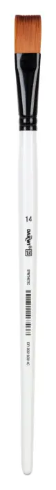 Darwi For You Pinceau plat 14 mm T 14 - Blanc - New