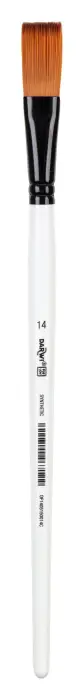 Darwi For You Pinceau long plat 14 mm T 14 - Blanc - New