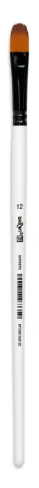 Darwi For You pinceau usé bombé 10,5 mm taille 12 - Blanc