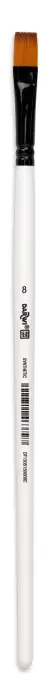 Darwi For You pinceau plat 9,50 mm taille 8 - Blanc