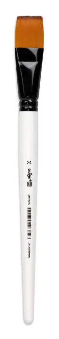 Darwi For You pinceau plat 26,50 mm taille 24 - Blanc