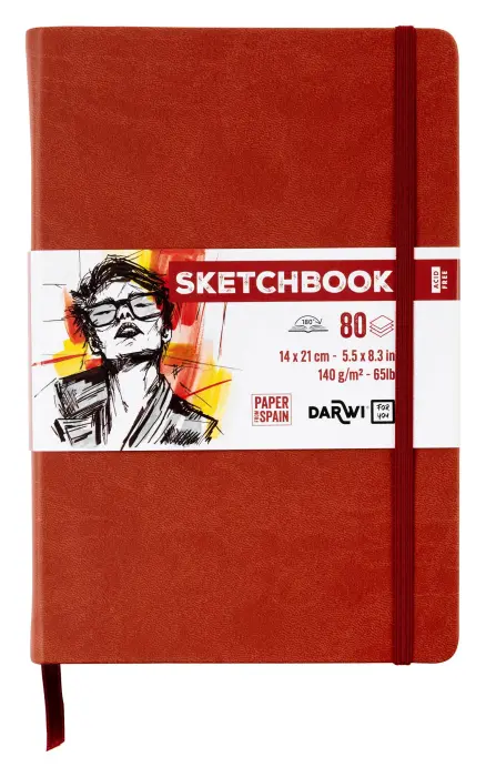 DFY Sketchbook 14x21 80F 140g - Terracotta - New