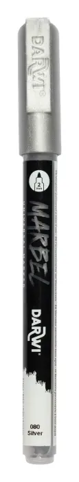 MARBEL Marqueur Universel Pointe Conique Fine 2mm - Argent