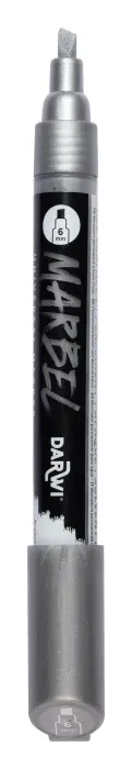 MARBEL Marqueur Universel Pointe Biseau Médium 6mm - Argent