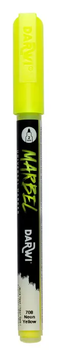MARBEL Marqueur Universel Pointe Conique Fine 2mm - Jaune néon