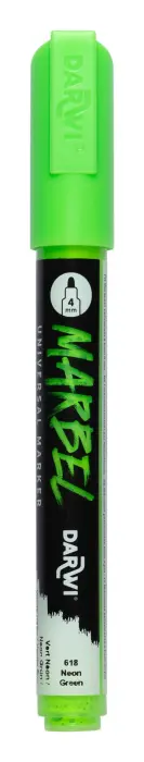 MARBEL Marqueur Universel Pointe Ronde Médium 4mm - Vert néon
