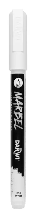 MARBEL Marqueur Universel Pointe Pointue Extra Fine 0,7mm - Blanc