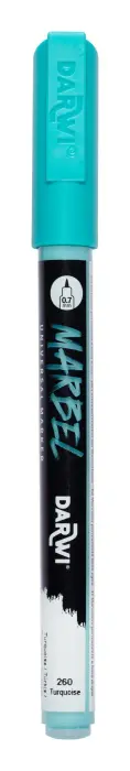 MARBEL Marqueur Universel Pointe Pointue Extra Fine 0,7mm - Turquoise