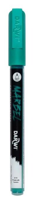MARBEL Marqueur Universel Pointe Pointue Extra Fine 0,7mm - Vert paon