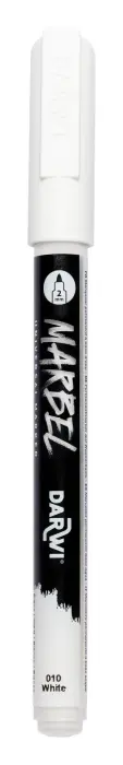 MARBEL Marqueur Universel Pointe Conique Fine 2mm - Blanc