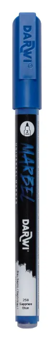 MARBEL Marqueur Universel Pointe Conique Fine 2mm - Bleu saphir