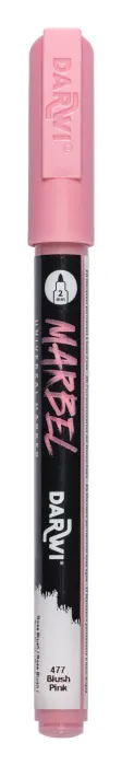 MARBEL Marqueur Universel Pointe Conique Fine 2mm - Rose blush