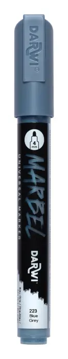 MARBEL Marqueur Universel Pointe Ronde Médium 4mm - Bleu gris