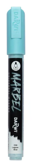 MARBEL Marqueur Universel Pointe Ronde Médium 4mm - Bleu glace