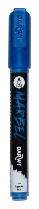 MARBEL Marqueur Universel Pointe Ronde Médium 4mm - Bleu saphir