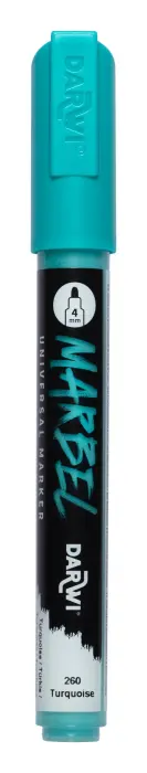 MARBEL Marqueur Universel Pointe Ronde Médium 4mm - Turquoise
