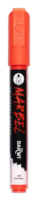 MARBEL Marqueur Universel Pointe Ronde Médium 4mm - vermillon