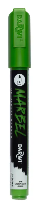 MARBEL Marqueur Universel Pointe Ronde Médium 4mm - Vert sauterelle