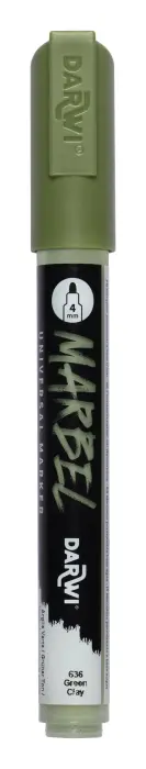 MARBEL Marqueur Universel Pointe Ronde Médium 4mm - Argile verte
