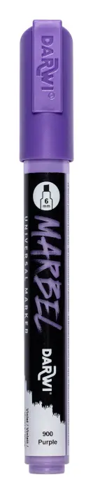 MARBEL Marqueur Universel Pointe Biseau Médium 6mm - Violet