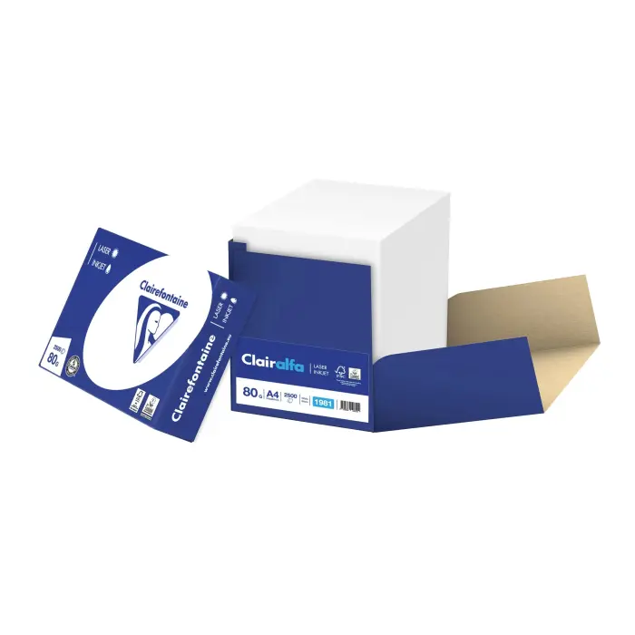 CLAIRALFA A4 80G PACK 2500F P60 - 170 CIE