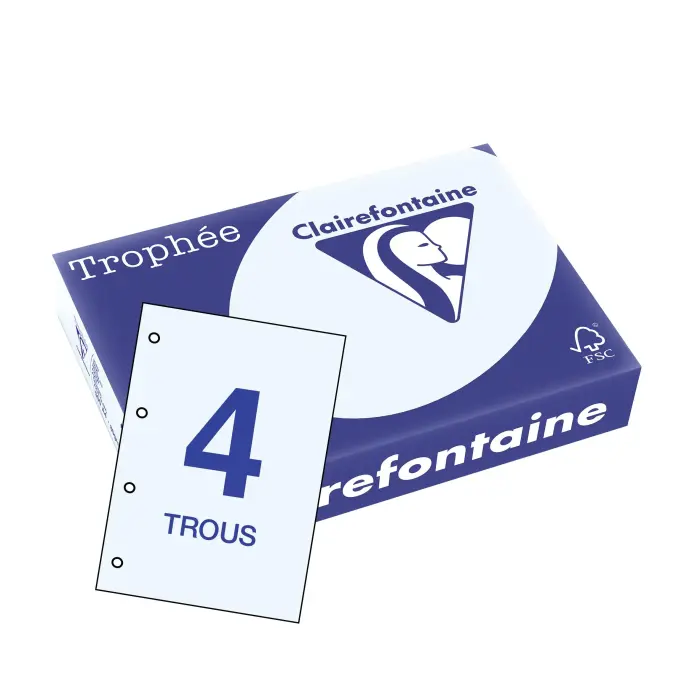 TROPHEE A4 80G RAM 500F C.5 PERF4 - Bleu