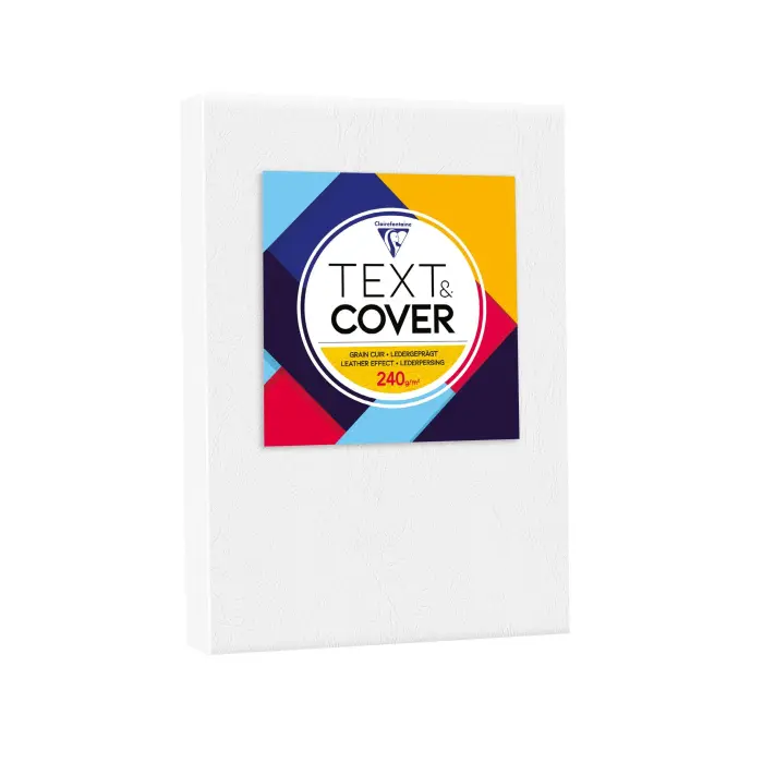 TXT&COV CUIR A4 240G RAM 100F C.5 - Blanc