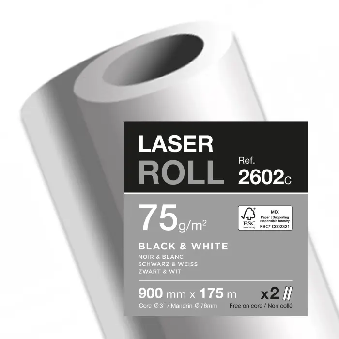 BBX LASER 75G LZ 900mm x 175m - Bristol