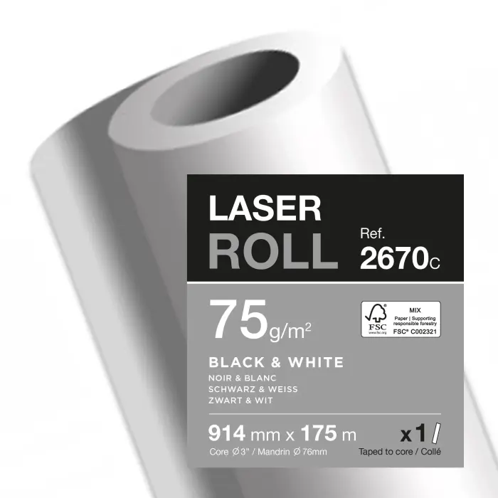 BBX LASER 75G LZ 914mm x 175m COLLEE - Bristol