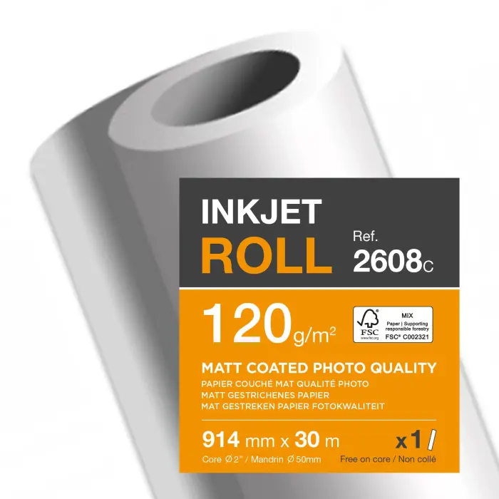 BBX COUCHE MAT 120G LZ 914mm x 30m