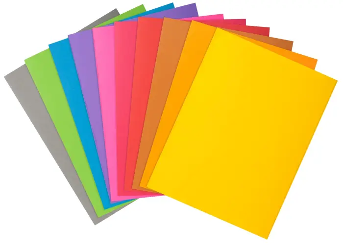 Paquet de 10 chemises ROCK''S 210 - 24x32cm - Couleurs assorties